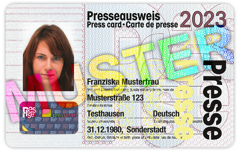 Muster Presseausweis 2023 1